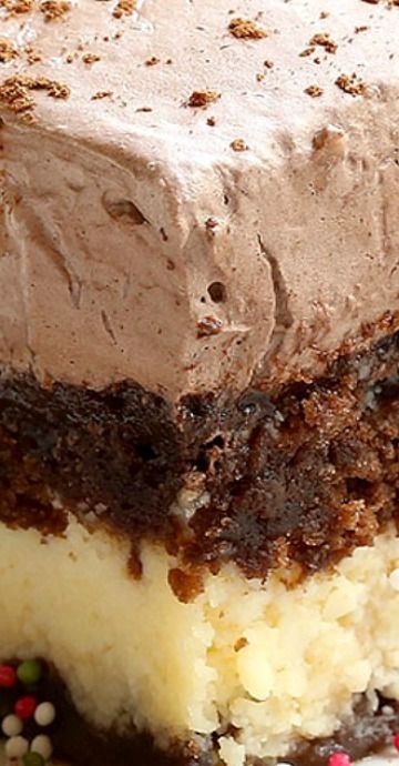 A combination of chocolate marble cake and cheesecake with a creamy chocolate topping, this Italian Chocolate Cake is an absolute must try.