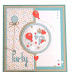 Lets Go Party Pop up Karte Spiral circle Pull - Karen Burniston /
Elizabeth Craft Design