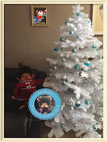 Wendy la Monchhichi géante 80 cm, Noël, sapin, sekiguchi, kiki, le kiki de tous les Kiki