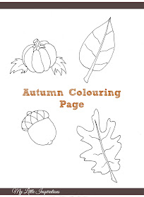 Fall Coloring Page - My Little Inspirations