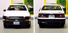 kyosho initial d trueno hachiroku toyota sprinter  ae86 