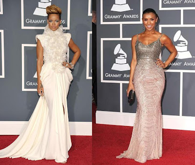 2010 Grammy Rihanna and Melody Thornton