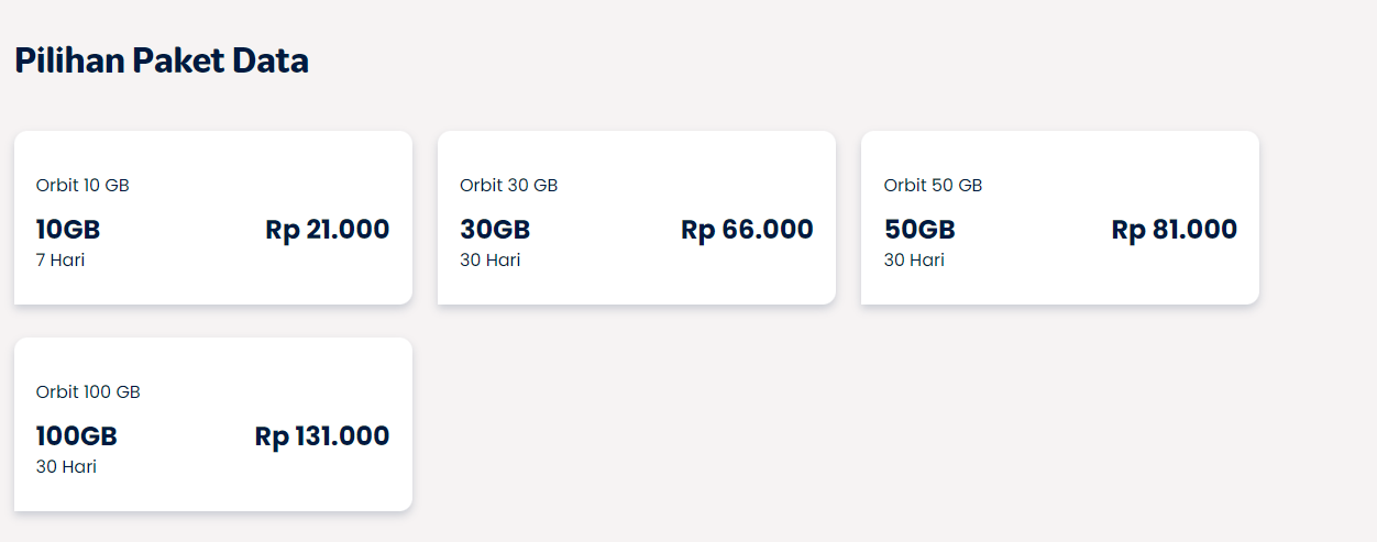 harga orbit telkomsel