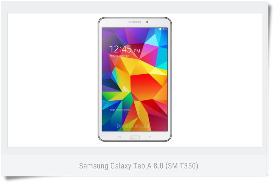 Samsung Galaxy Tab A 8.0 (SM-T350) XAC Canada