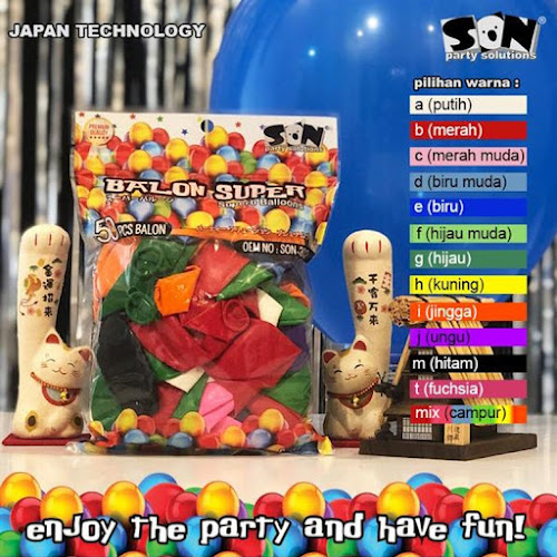 Balon Latex Doff SUPER 50 Pcs (SON Product)
