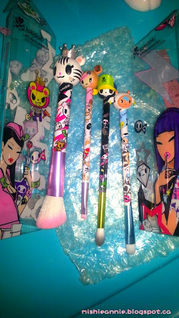 Tokidoki Blush and Eyeshadow Brushes!!