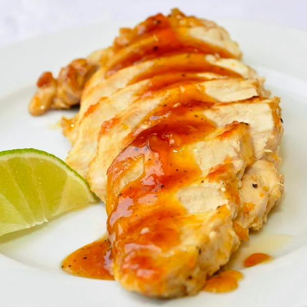 Apricot Lime Glazed Chicken Breasts 