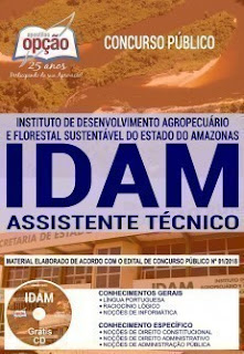 Apostila Concurso IDAM 2019 PDF Download