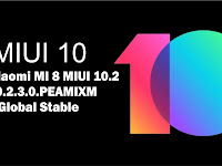 Download ROM Xiaomi MI 8 MIUI V10.2.3.0.PEAMIXM Global Stable