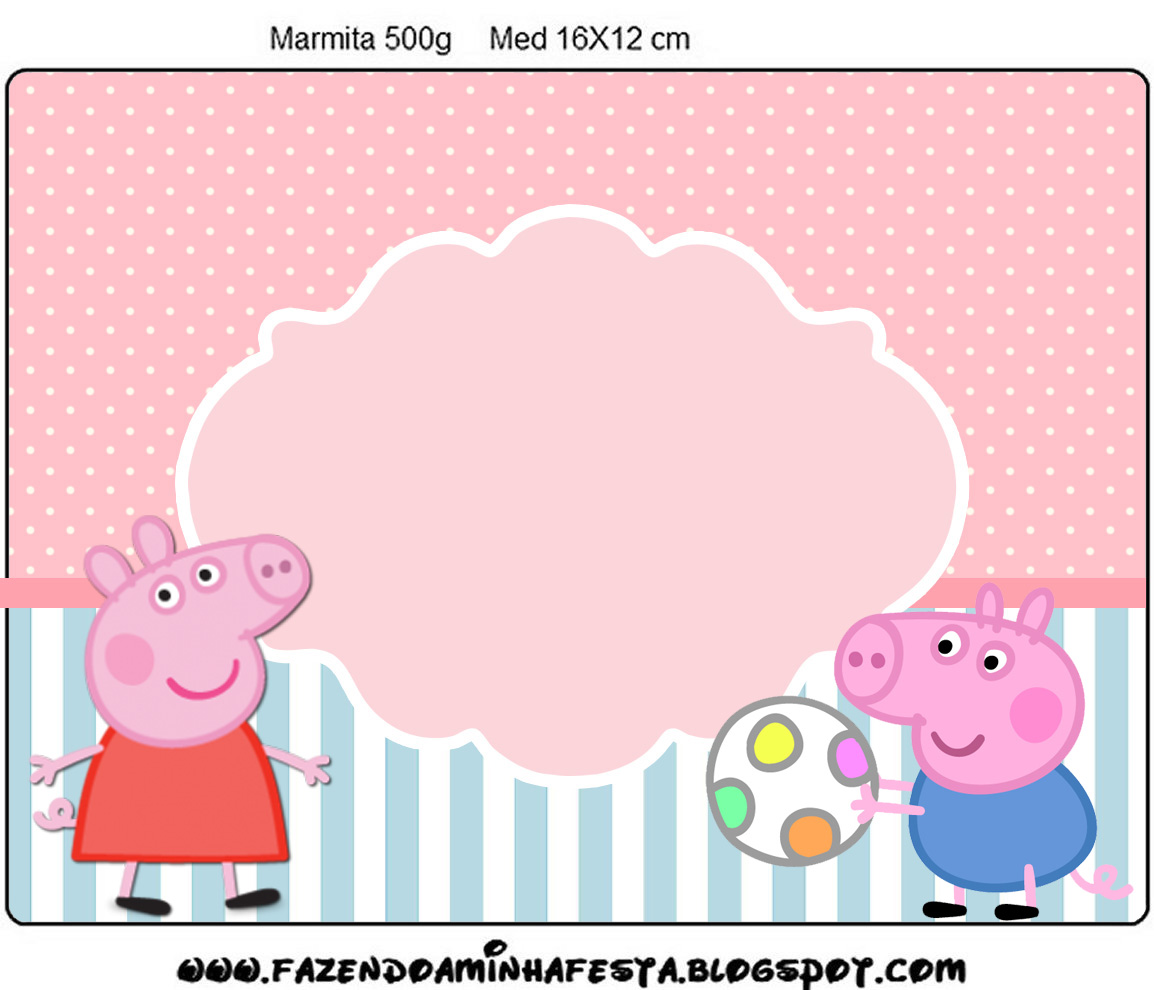 peppa pig etiquetas para imprimir gratis ideas y material gratis