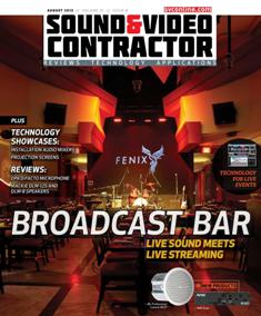 Sound & Video Contractor - August 2013 | ISSN 0741-1715 | TRUE PDF | Mensile | Professionisti | Audio | Home Entertainment | Sicurezza | Tecnologia
Sound & Video Contractor has provided solutions to real-life systems contracting and installation challenges. It is the only magazine in the sound and video contract industry that provides in-depth applications and business-related information covering the spectrum of the contracting industry: commercial sound, security, home theater, automation, control systems and video presentation.