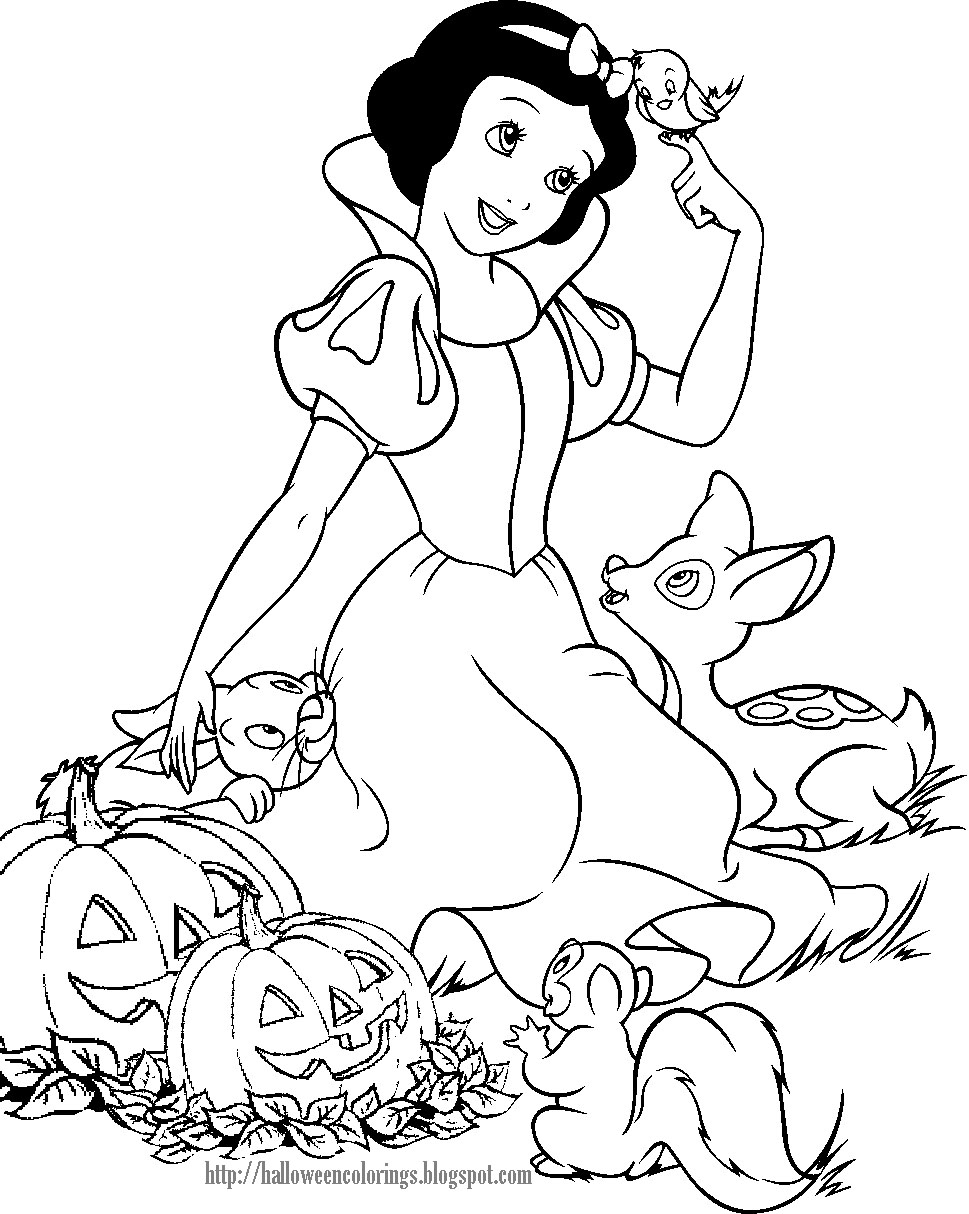  PRINCESS  COLORING  PAGES 