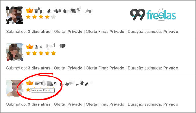 Sites para freelancer - Premium 99freelas