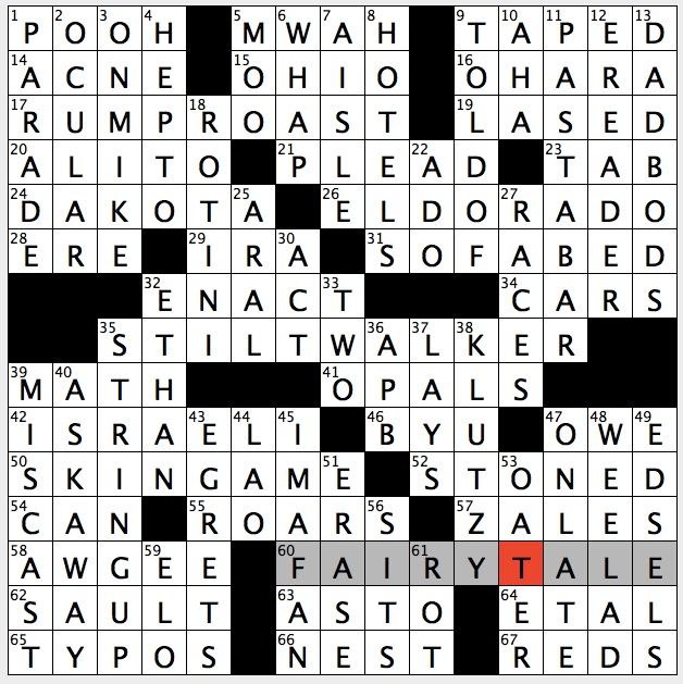 Rex Parker Does The Nyt Crossword Puzzle Aware Of In Cool