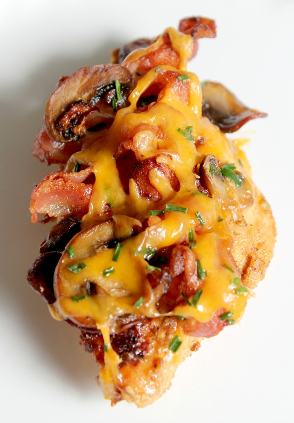 Bacon-Cheese Topped Chicken