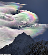 Rainbow Clouds Over Everest