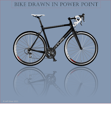 bike drawn in power point