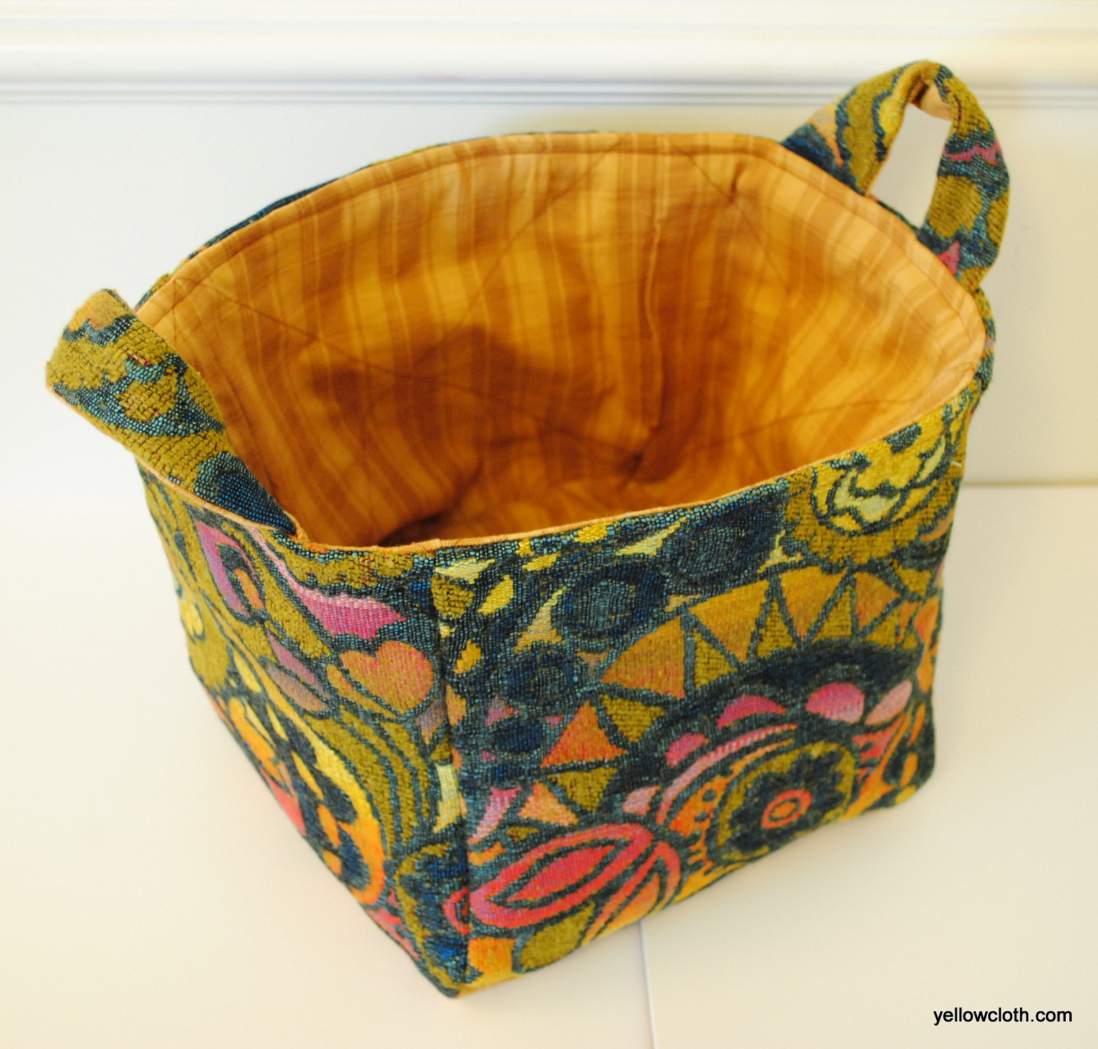 Fabric Bucket Free Tutorial