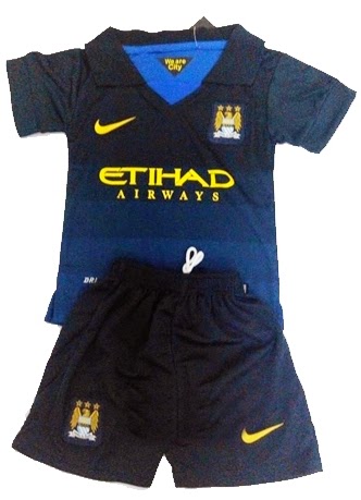 Jersey GO Kid's Manchester City Away Official 2014-2015