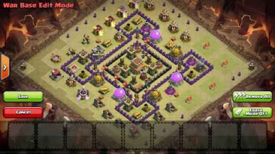 Town Hall 8 Base War 2016