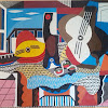 Picasso Cubismo Guitarra - braque | Braque | Cubismo analitico, Arte cubista y Cubismo / El cubismo es un movimiento vanguardista de inicios del siglo todas sus características llevaron al cubismo a ser considerado una expresión plástica más racional.