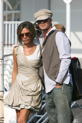 David Beckham and Victoria Beckham