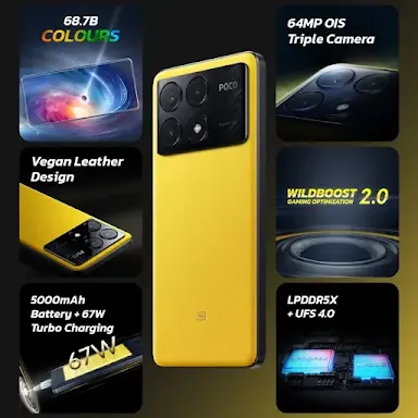 Poco X6 Pro , Best gaming Phone , Poco X6