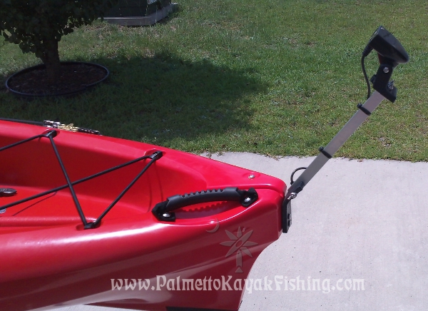 Palmetto Kayak Fishing: DIY Kayak Transducer Arm for the 2012 