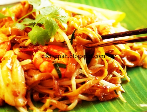 Resepi masakan Char Kuey Tiaw  cik tiemah