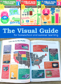 The Visual Guide workbooks are fun inforgraphic based worksbooks that can be used for homeschool or summer learning
