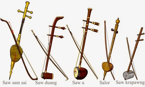 タイの弓奏楽器（擦弦楽器） Thai musical instruments