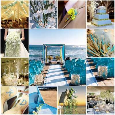 Wonderful Wedding  Reception  Decorations  Elegant Beach  