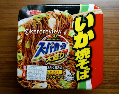 รีวิว เอซคุก บะหมี่กึ่งสำเร็จรูป ยากิโซบะรสปลาหมึก (CR) Review Omori Ika (squid) Yakisoba Instant Noodles, Acecook Brand.