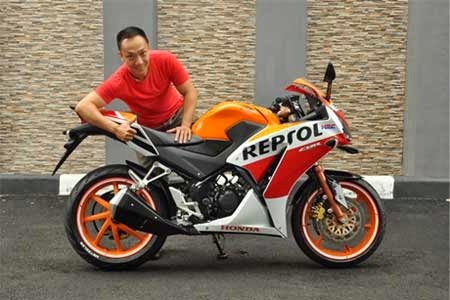 Modifikasi CBR150R Lokal K45  ala Mono Arm Moge 400cc 