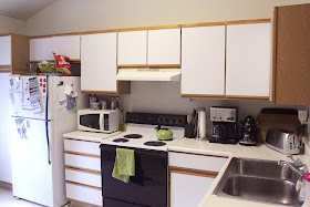 Crafted Love: Apartment Living | Sprucing Up Our Rental Kitchen