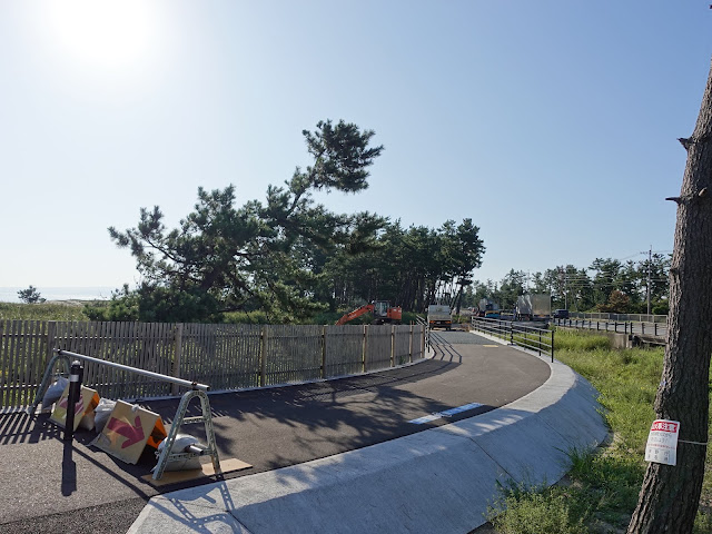 弓ヶ浜海岸の遊歩道