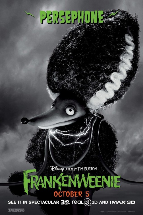 Frankenweenie Persephone movie poster