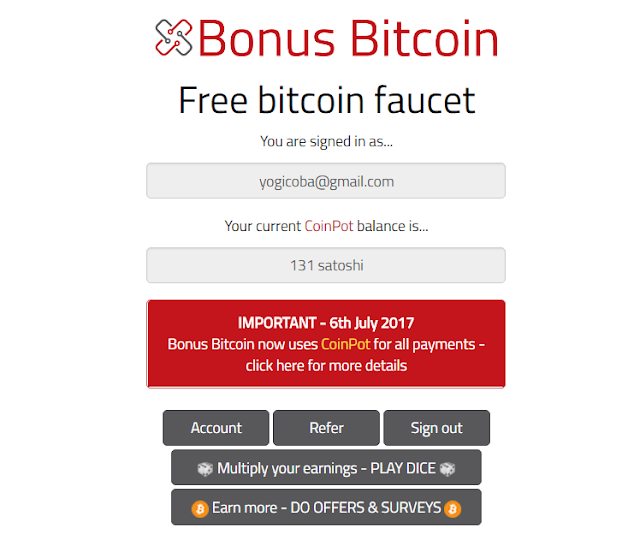 Bitcoin Core Gratis Dari Bonus Bitcoin Setiap 5 Menit Sekali