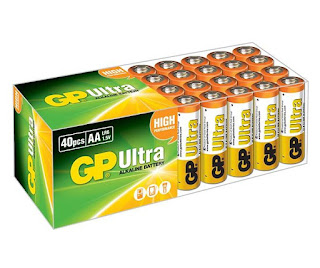  AA Batteries |Pack of 40|GP Batteries|Superb operating time| 1.5V - Mignon - LR06 - MN1500 - 15A - AM3