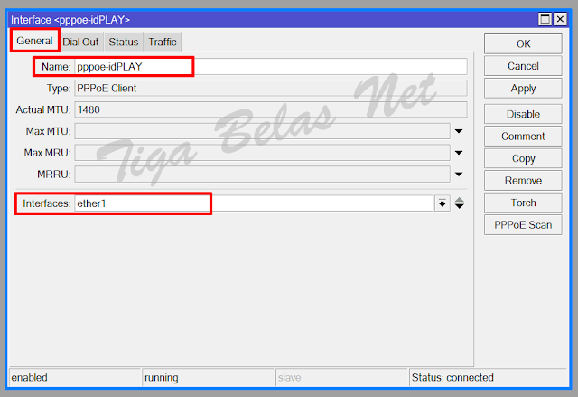 Konfigurasi PPPoE Client Pada Perangkat Mikrotik