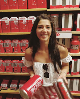 Mehreen Pirzada at Coca Cola Store in Vegas 1
