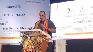 Union Minister Rajeev Chandrasekhar launched the ‘Heartland Tripura’ project
