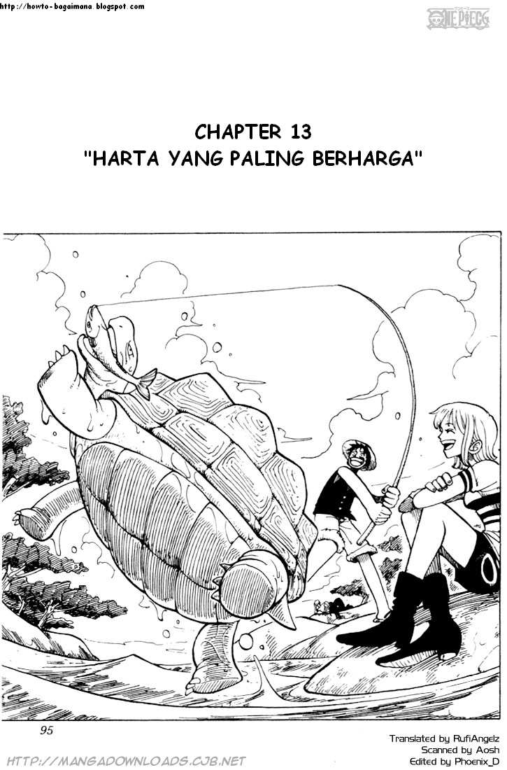 Baca Manga, Baca Komik, One Piece Chapter 13, One Piece 13 Bahasa Indonesia, One Piece 13 Online