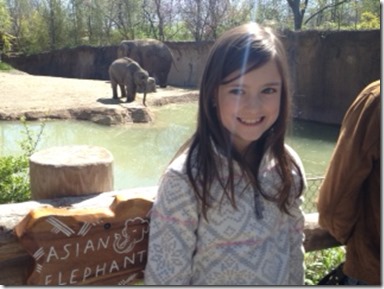 caroline at zoo