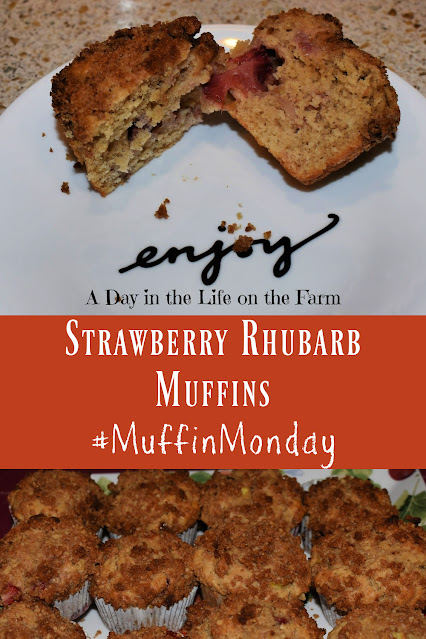 Strawberry Rhubarb Muffins pin