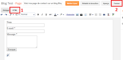 Passer un article en mode HTML sur Blogger