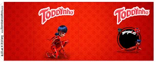 Etiquetas de Prodigiosa Ladybug para imprimir gratis.