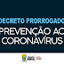 Prefeitura de Senhor do Bonfim prorroga até o dia 6 de abril decreto com medidas de enfrentamento ao covid19