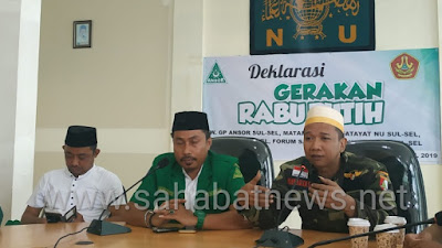 GP Ansor Sulsel Deklarasi Gerakan Rabu Putih