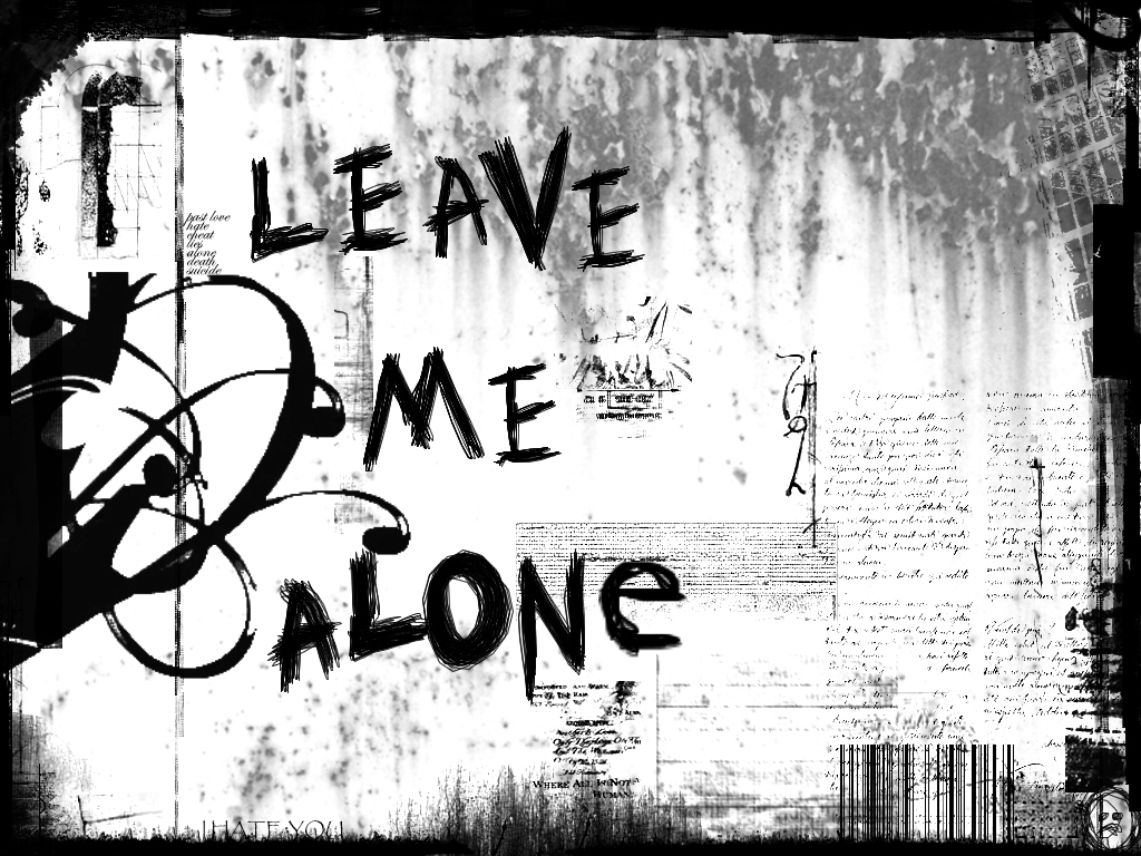 ... Wallpaper for HD: Leave me alone wallpaper|Free download Leave me